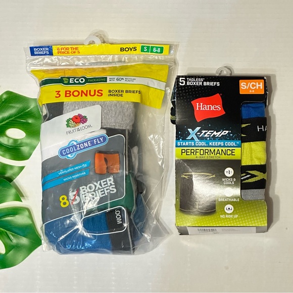 Hanes Other - Hanes X-Temp Performance Boy's Boxer Brief Size S (6-8) NEW